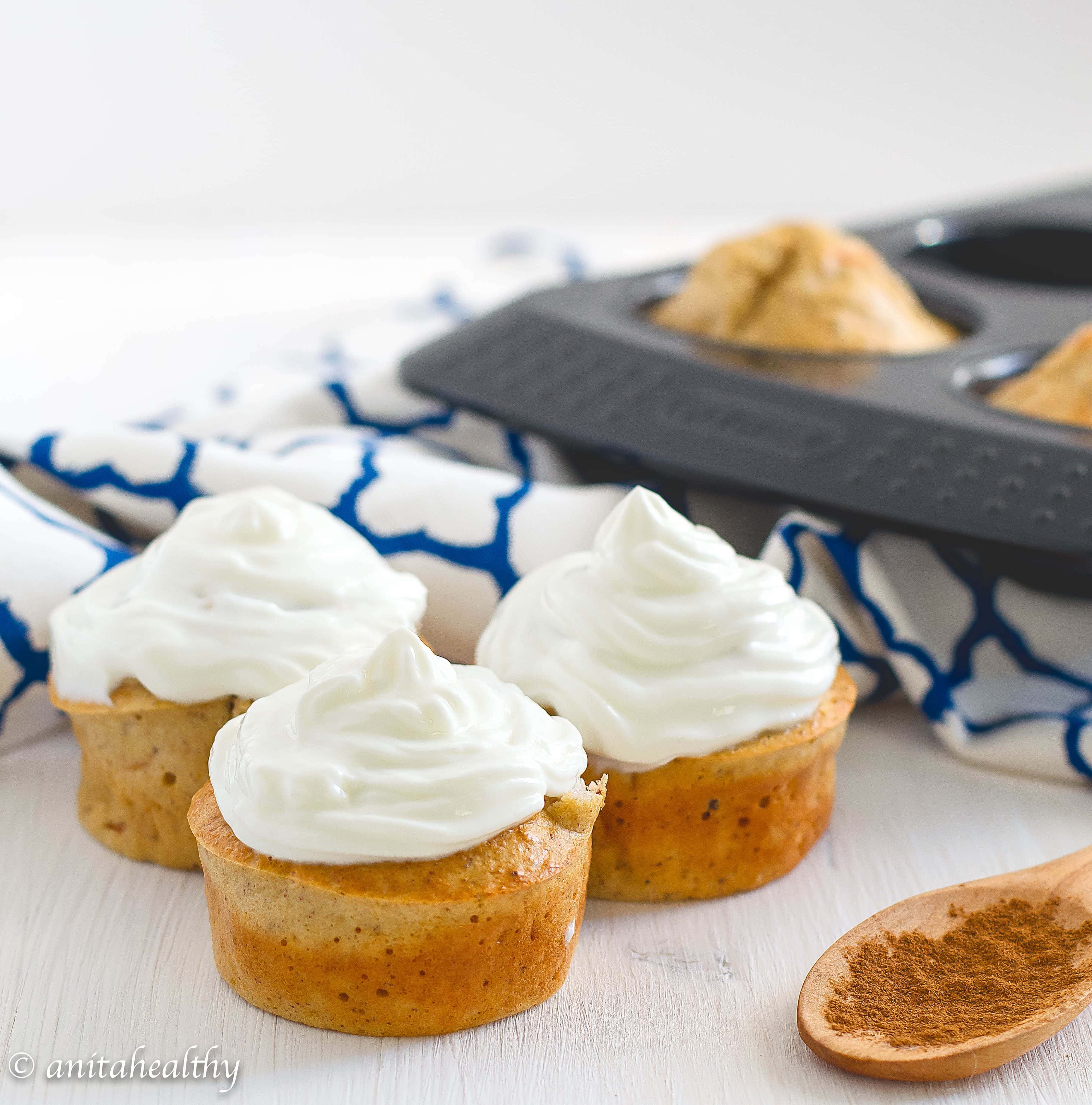 Muffins Proteicos de Cenoura | Anita Healthy