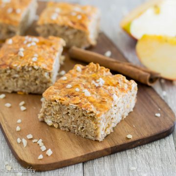 Quadrados de maçã e aveia | Anita Healthy