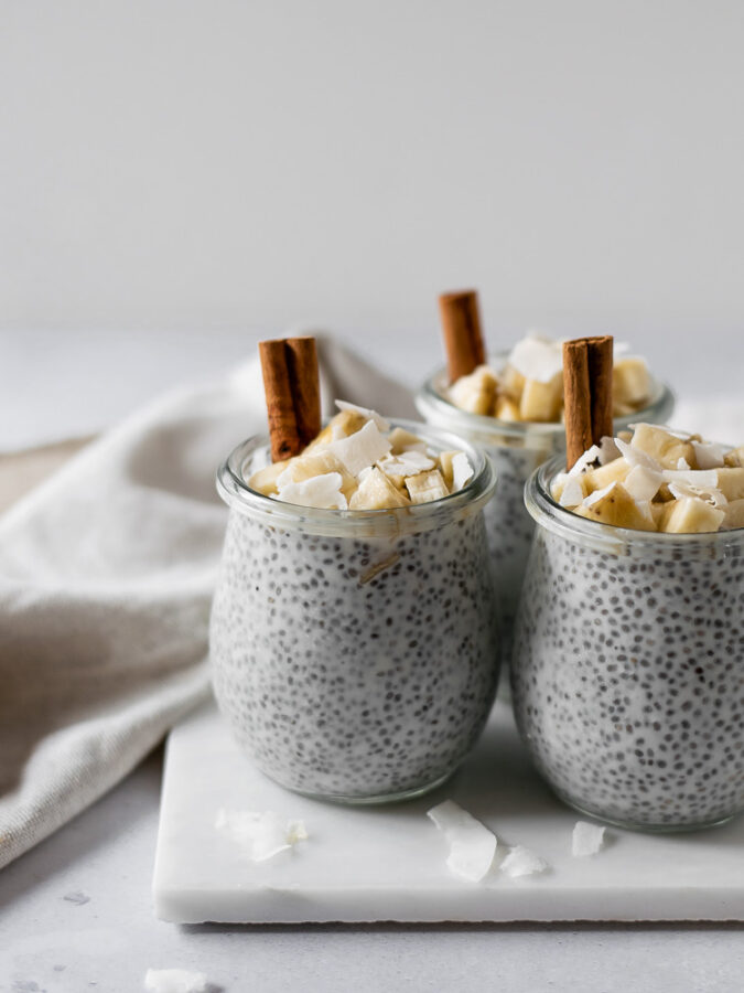 Pudim de chia básico