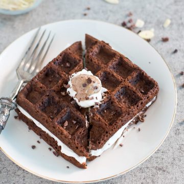 Waffles de cacau com courgette | Anita Healthy