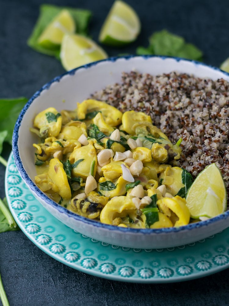 Coconut Curry Squids with Lime | Anita Healthy