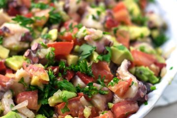 Salada de Polvo e Abacate | Anita Healthy