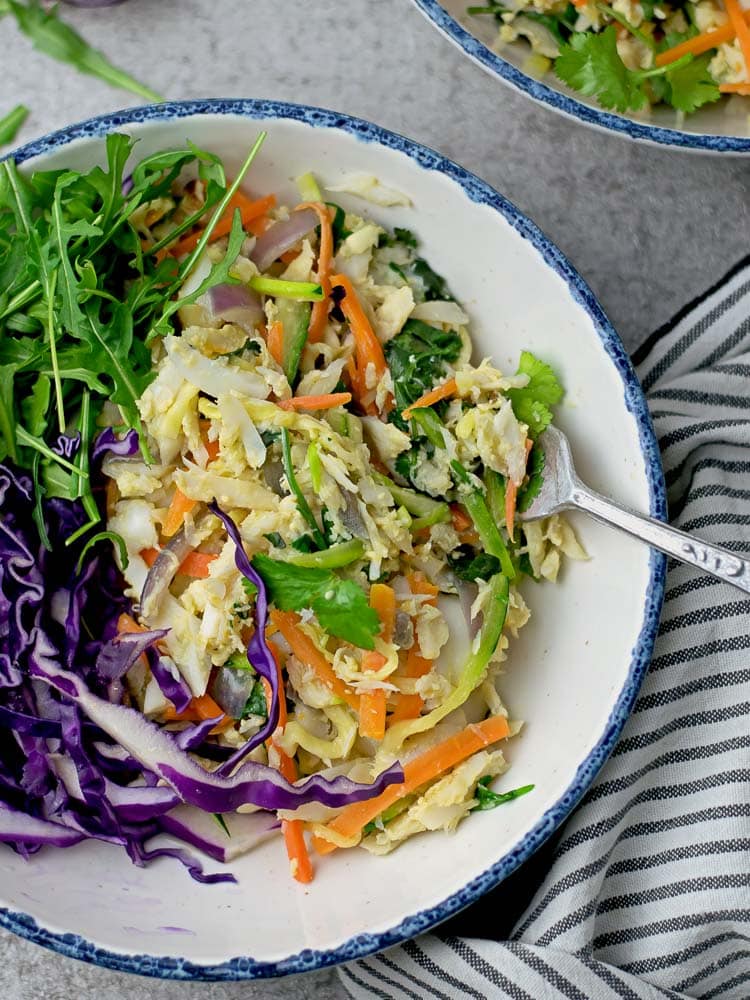 Bacalhau a bras com legumes