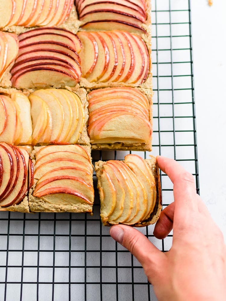 Quadradinhos de Maçã e Canela