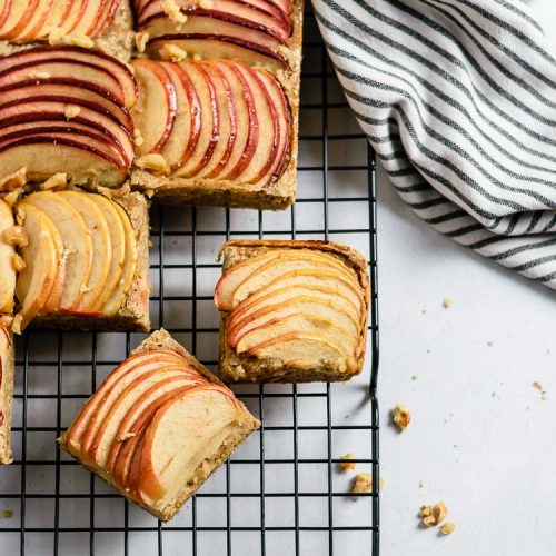 Quadradinhos de Maçã e Canela