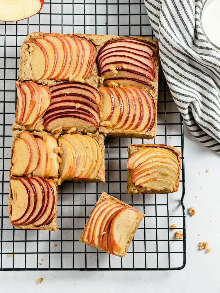 Quadradinhos de Maçã e Canela