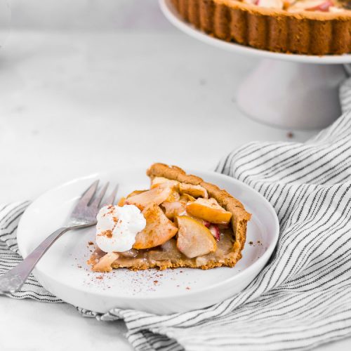 Tarte de maçã vegan
