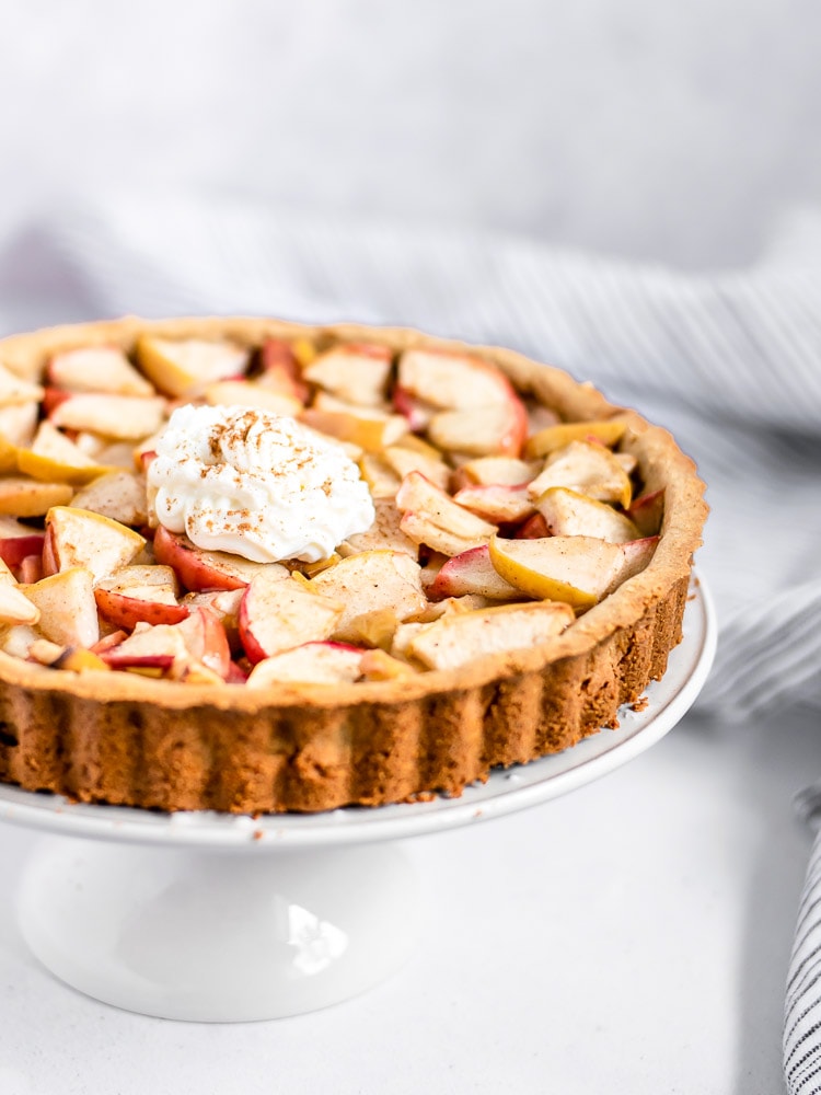 Tarte de maçã vegan