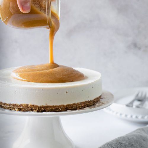 Cheesecake vegan caramelo tamaras