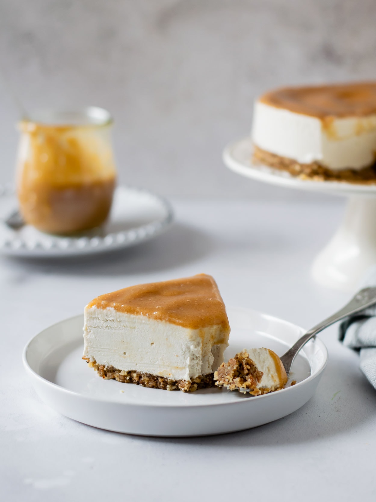 Cheesecake vegan caramelo tamaras 1