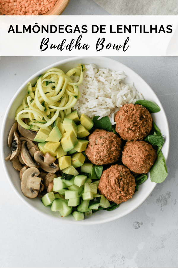 Almondegas de Lentilhas no forno