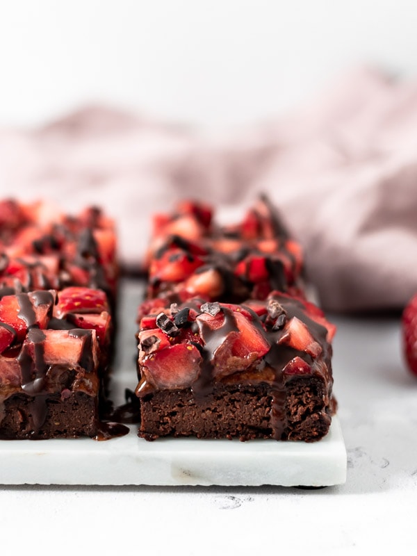 Brownies de chocolate saudaveis