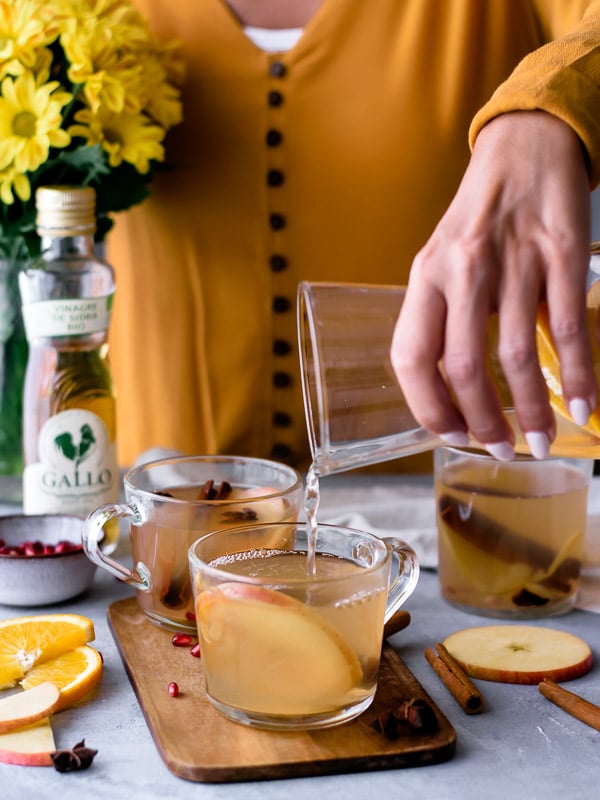 Bebida de outono antioxidante