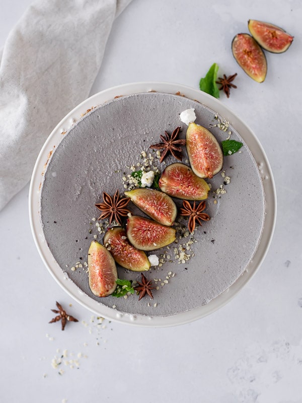 Cheesecake de Cajus e Açaí