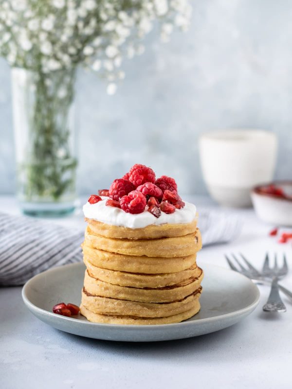 Panquecas de abobora e maçã