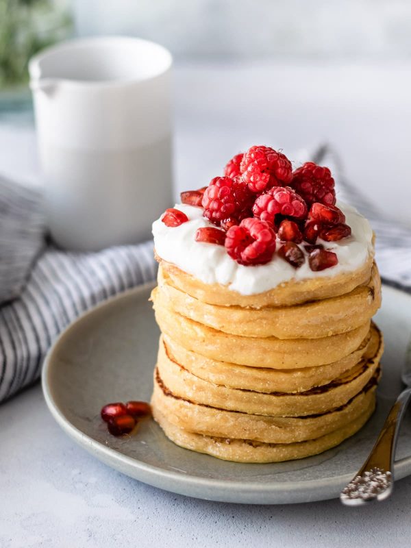 Panquecas de abobora e maçã