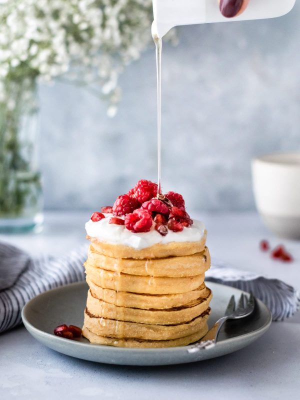 Panquecas de abobora e maçã