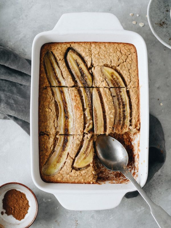 Aveia no forno com banana-4