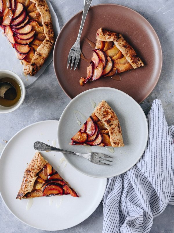 Galette de ameixa saudável