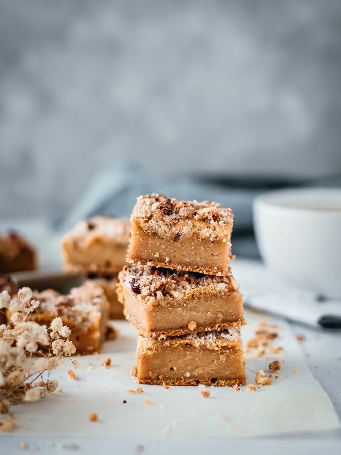 Quadrados de batata doce saudáveis