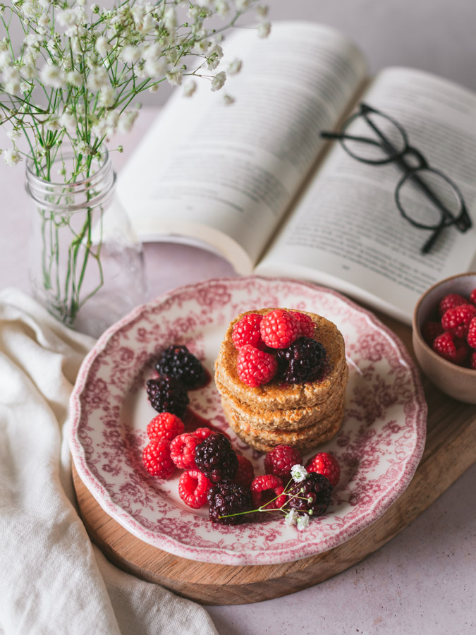 Panquecas saudaveis de aveia