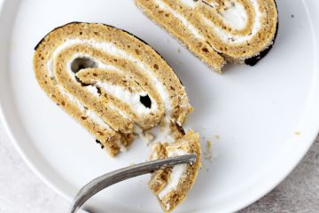 Torta de abóbora com recheio de côco