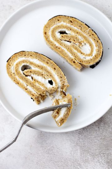 Torta de abóbora com recheio de côco