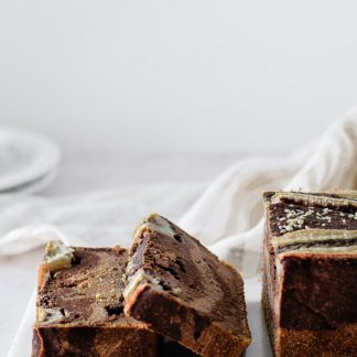 Bolo Mármore de Banana Vegan