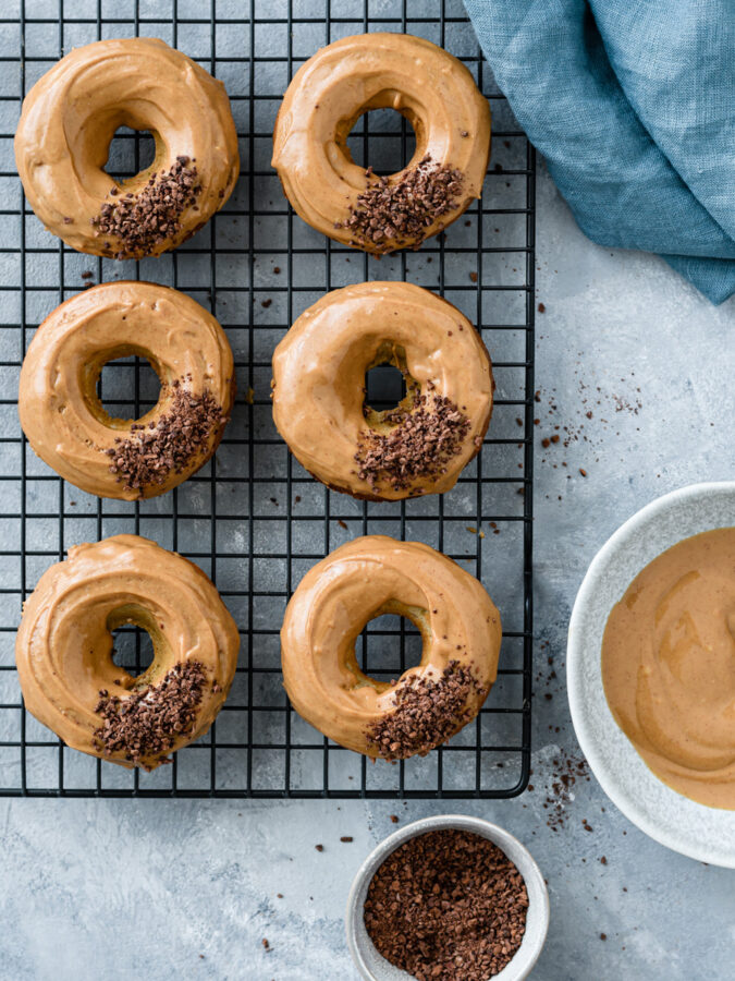 Donuts caseiros de côco sem açúcar