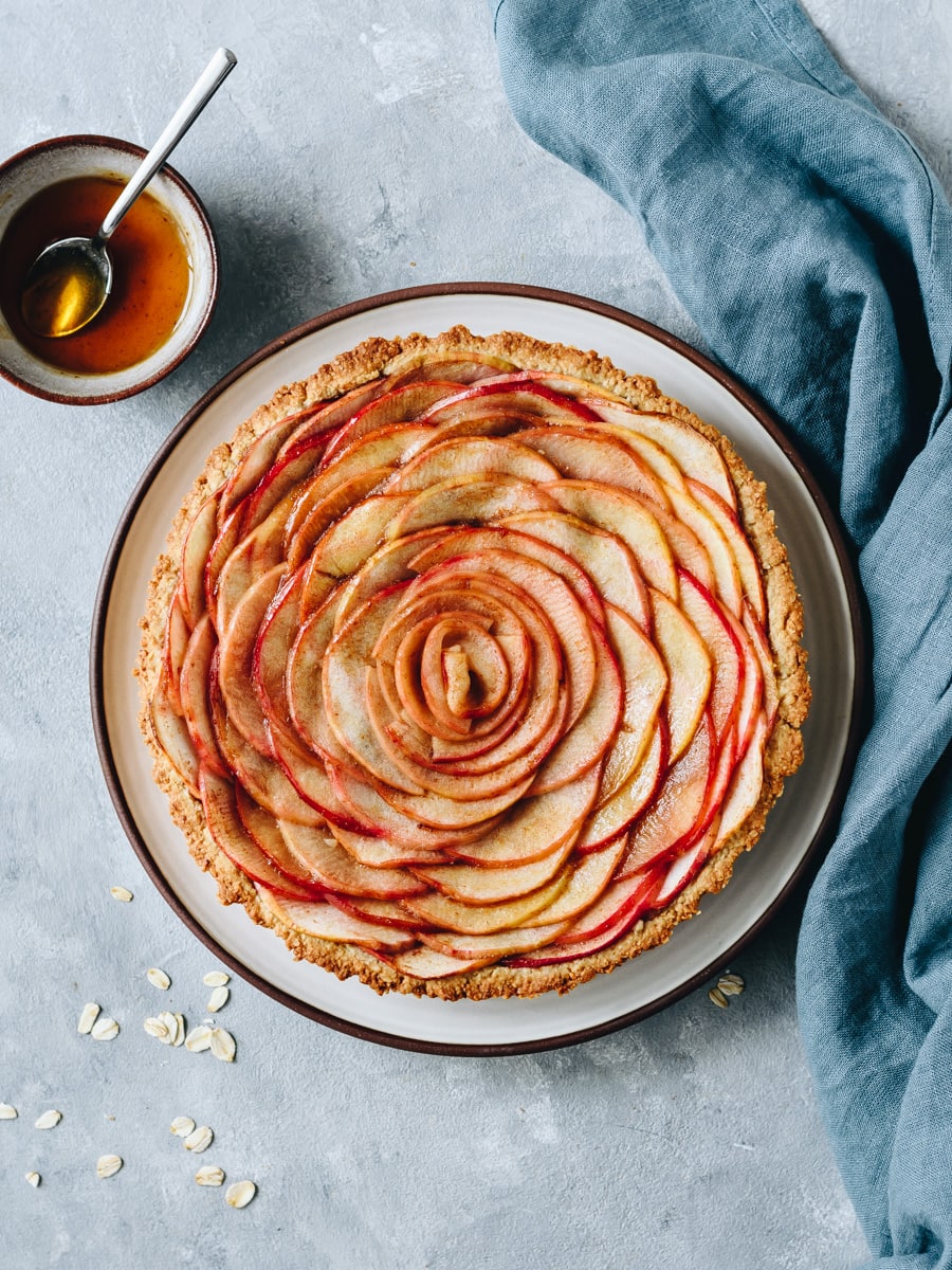 tarte de maçã saudável