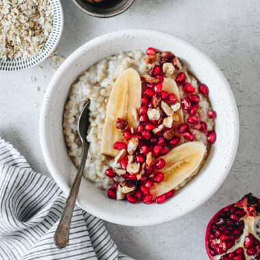 Papas de aveia simples